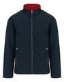 Heren Softshell Jas Regatta Ascender Navy-Classic Red